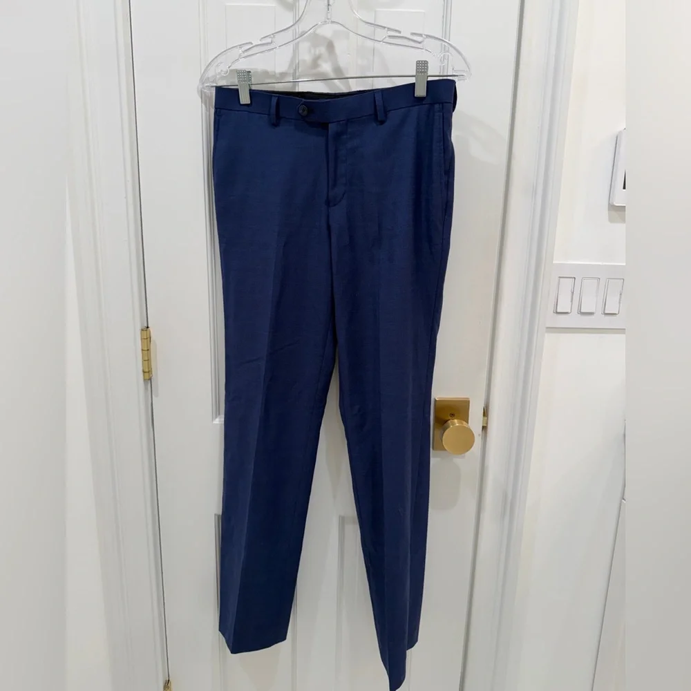 Michael Kors Navy Blue Boys Suit Jacket and Pants Size 18R